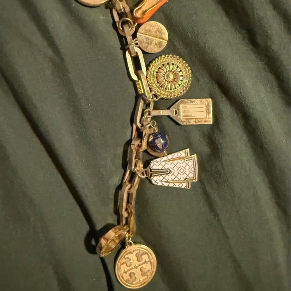 Tory Burch traveling charm bracelet